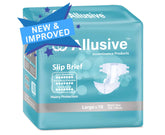 Allusive Incontinence Slip Brief Diapers - 10 Pack